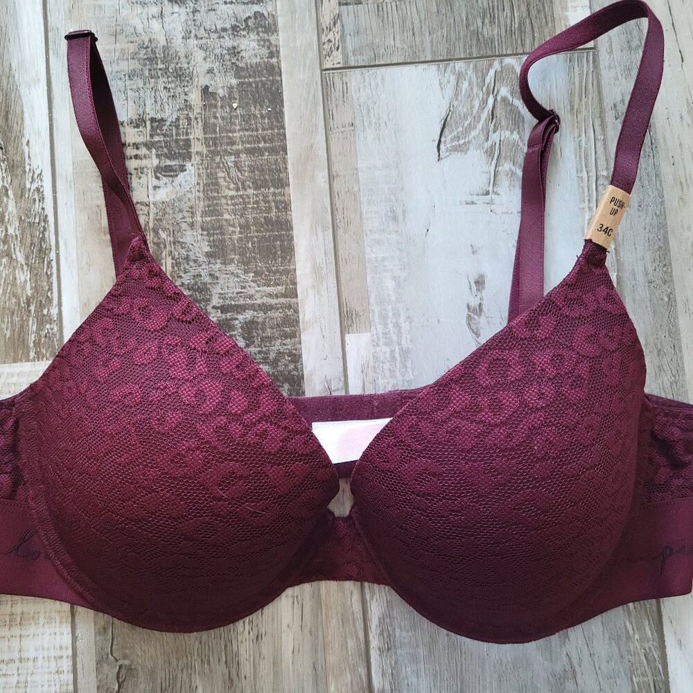 PINK  Wear Everywhere Super Push Up Bra size 34C